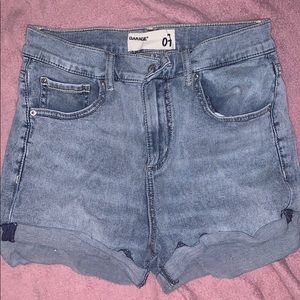 Excellent condition high rise denim shorts